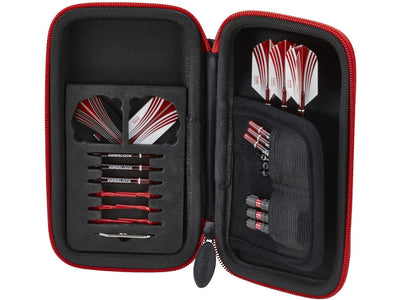 Casemaster Sport Dart Case With Red Zipper - HomeFitPlay