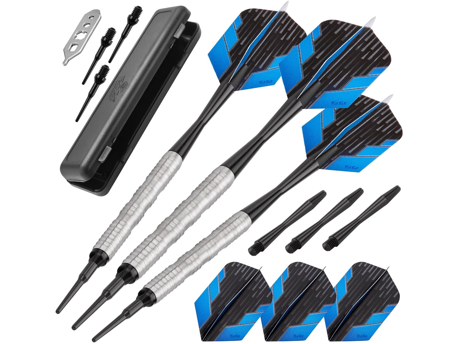 Fat Cat Bulletz 90% Tungsten Soft Tip Darts 18 Grams - HomeFitPlay