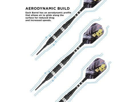 Image of Viper Black Ice Silver Soft Tip Darts - HomeFitPlay