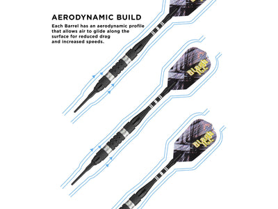 Viper Black Ice Silver Soft Tip Darts - HomeFitPlay