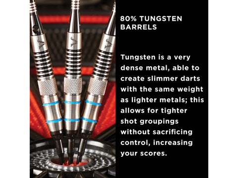Image of Viper Grim Reaper 80% Tungsten Soft Tip Darts Blue Rings - HomeFitPlay