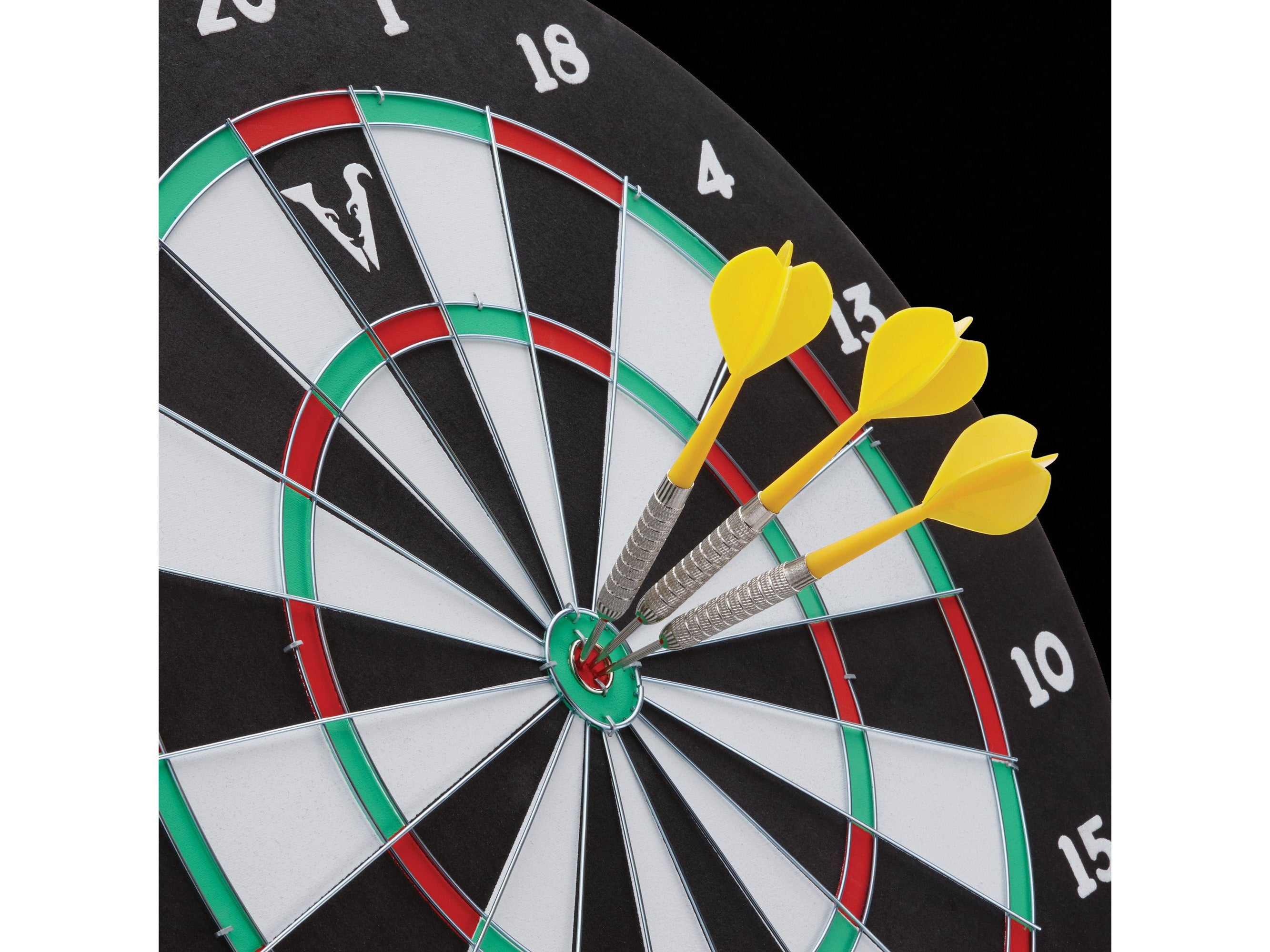 Viper Double Play Coiled Paper Fiber Dartboard with Darts - HomeFitPlay