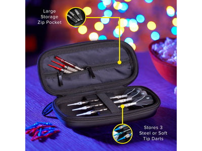 Casemaster Warden Dart Case with Black Zipper - HomeFitPlay